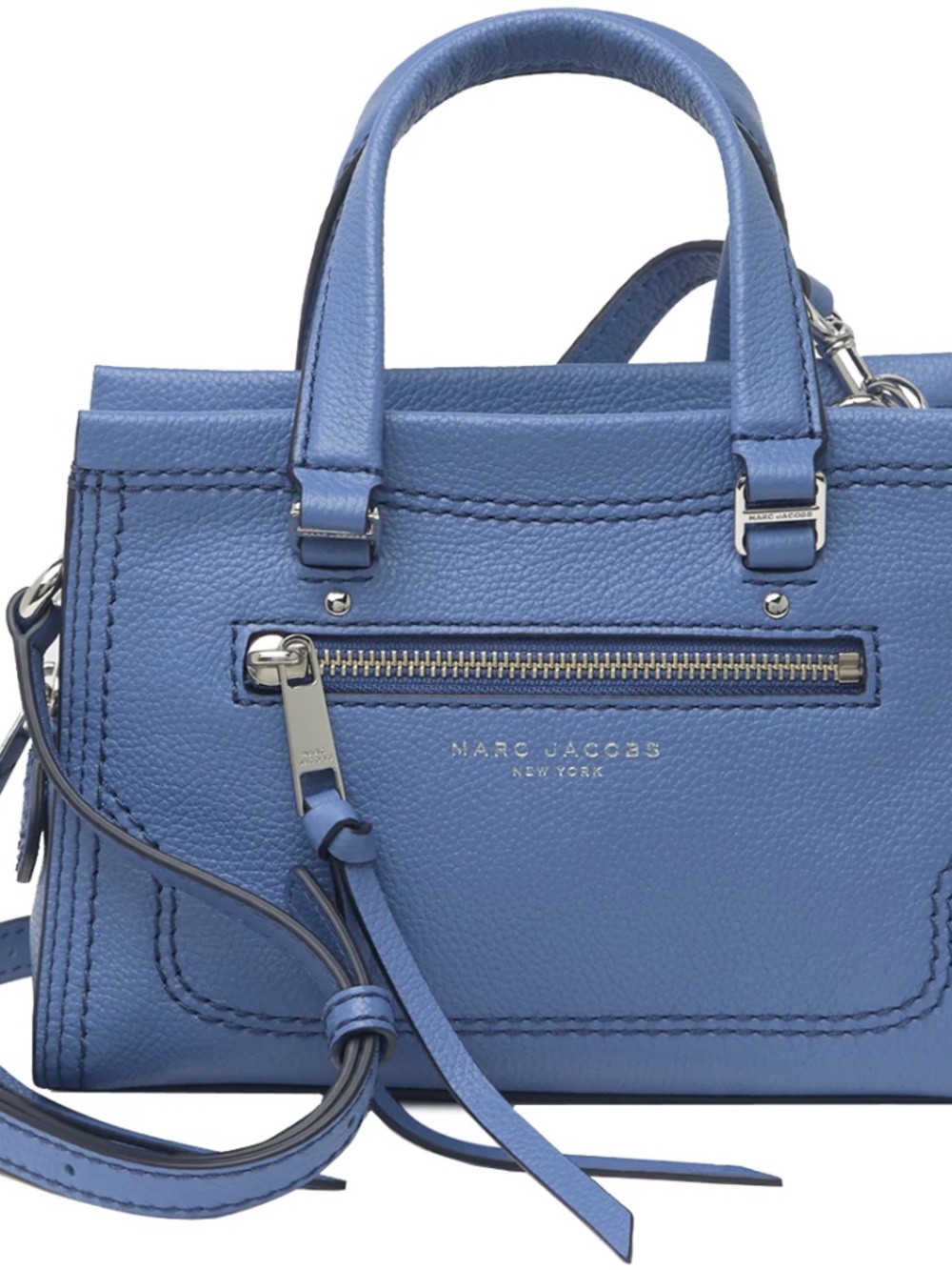 MARC JACOBS Mini Cruiser Satchel Bag in Color Coastal Blue